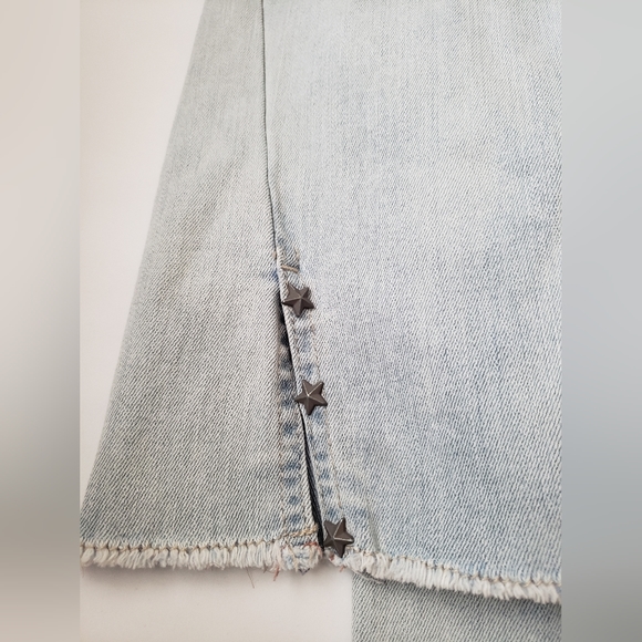 NYDJ AMI SKINNY ANKLE  Stars 🌟 Details Light Denim Blue Jeans Size 8P - Picture 10 of 11